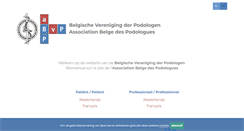 Desktop Screenshot of podologie.be