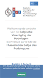 Mobile Screenshot of podologie.be